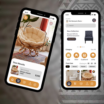 Furniture App Design app design ui