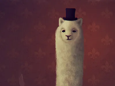 Lord Alpacington the Third alpaca gentleman lord portrait suit