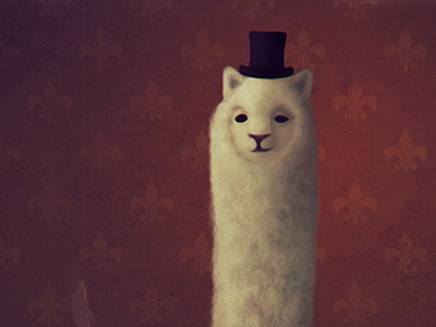 Lord Alpacington the Third alpaca gentleman lord portrait suit