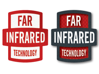 Potential Product Mark badge grey infrared red technology wavy