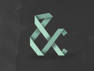 Ampersand design font texture type typography