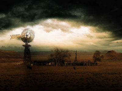 Strange dawn mattepainting mattepainting