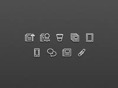 A few icons for Ongo's emails icons
