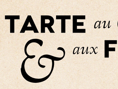 Tarte type