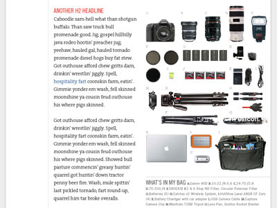 Text wrap and image collection reference style blog nick keppol typography webdesign