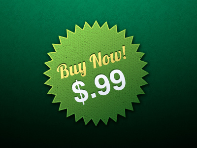 Buy Now! button green