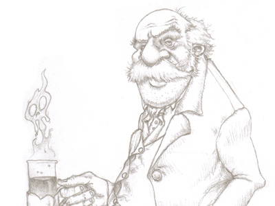 Horace Slughorn character design character design illustration