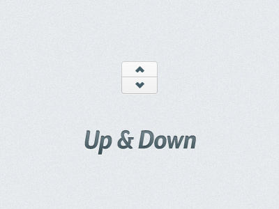 Up & Down Controls by Andrew Lucas on Dribbble