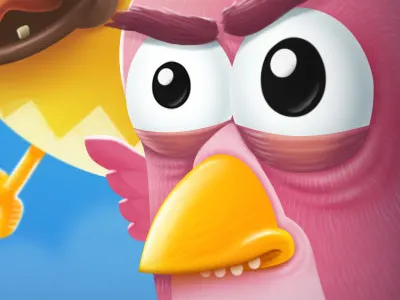 Birds 2d birds crazy game illustration ipad