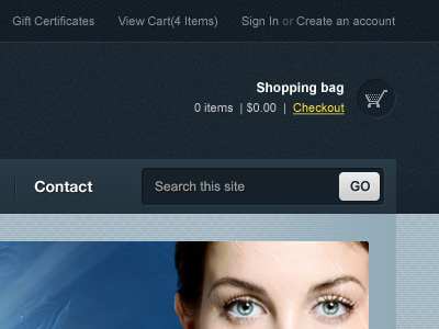 DG Biocare Cart / Search Area cart interspire search shop