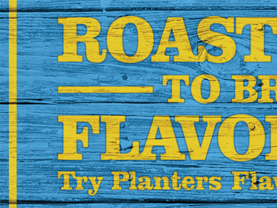 Planters crate old peanuts vintage wood