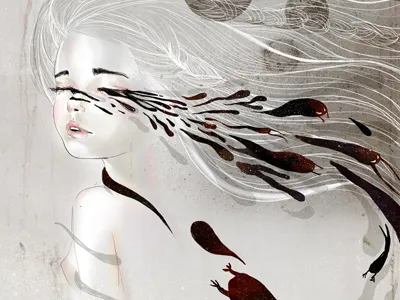 Creatures of the Ducts beautiful cute drawing fantasy girly illustration sketch