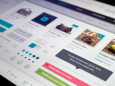 Storepad Live blue buttons shop soft storepad ui user interfaces