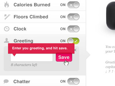 Ultra Setting buttons error icon ui validation web