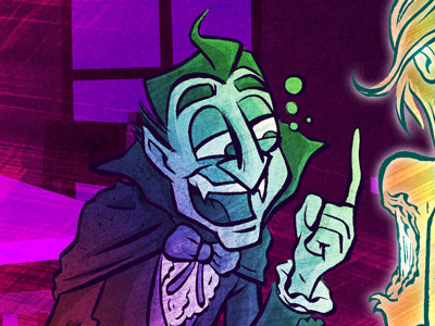 vampire color cartoons halloween monsters sketches vampires