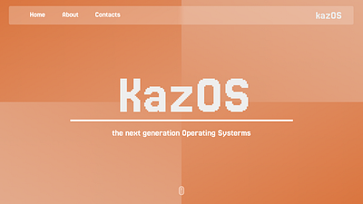 KazOS branding logo ui