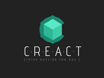 Creact dark logo square symbol