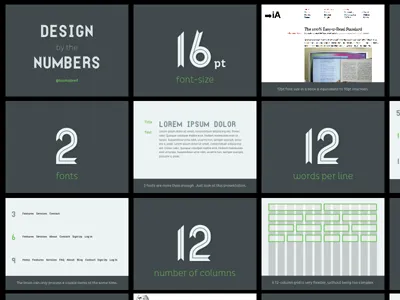 Design By The Numbers (Presentation) deck pluto presentation ribbon slides