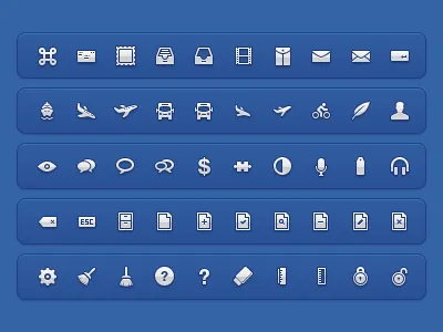 Iconbolt Icons 16 airplane apple broom email envelope files headphone icons interface truck ui user