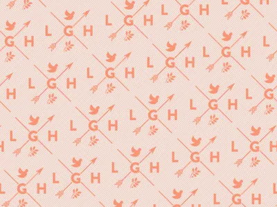 Lgh Branding Pattern branding clean crest identity lawyer logo design minimal