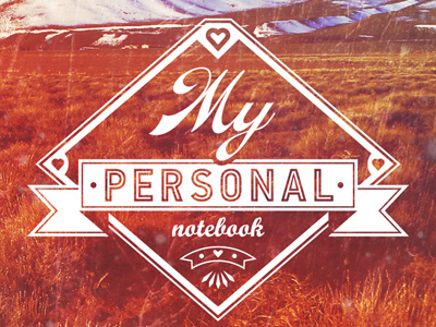 Personal label notebook personal type