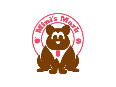Mini's Mark Final childhood obesity custom type dog health heart logo non profit
