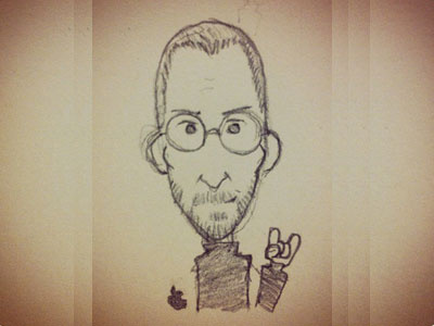 Steve Jobs in memory. You rocked! apple doodle steve jobs