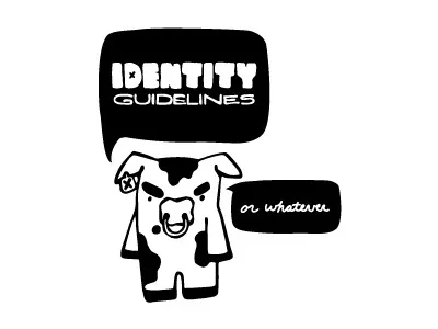 Graphic Standards Manual cover beef cow graphic design logo standard taco taco stand