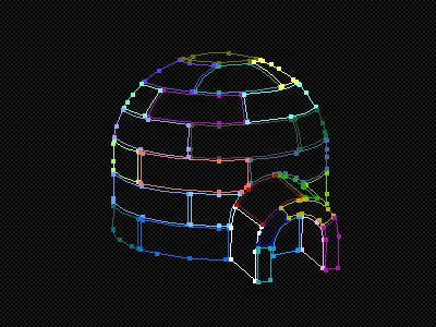 Igloo igloo illustrator layers paths