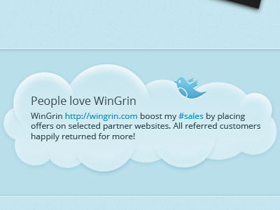 Latest tweets landing page open sans twitter web