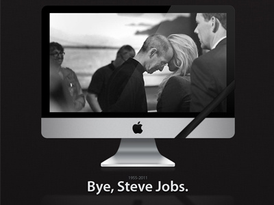 Bye, Steve Jobs by Puchkoff Media. Thank you, Steve. apple die imac isad jobs photoshop sad steve steven paul jobs