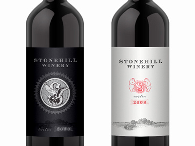 Stonehill Winery branding identity packaging wine winery