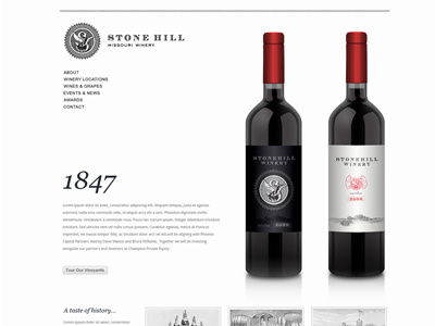 Stonehill Web Mock wine