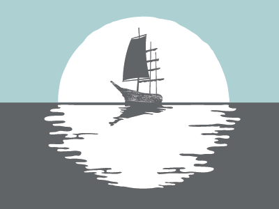 'Flection poster the open sea water