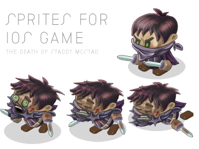 Stabby McStab animation game design illustration ios