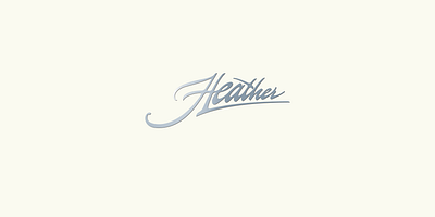 Heather // Lettering design font heather lettering letters logo type typeface typography wordmark