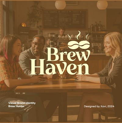 Brew Haven: Redefining Coffee Culture Through Design branding coffee graphic design logo