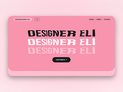 MINIMALIST SIMPLE PORTFOLIO branding graphic design portfolio typography ui ux web