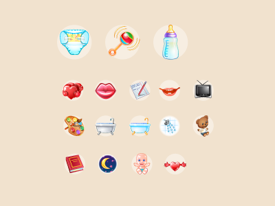 some icons brauser game icon online vector