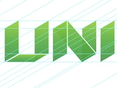 Logo Exploration green grid logo