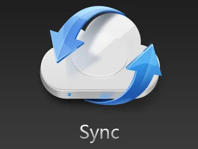 Sync cloud icon sync