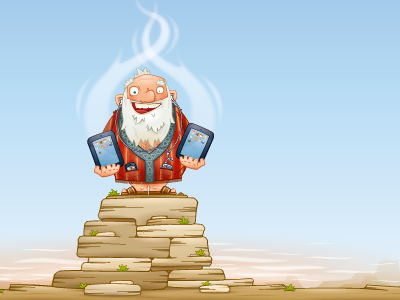 Moses character design illustration