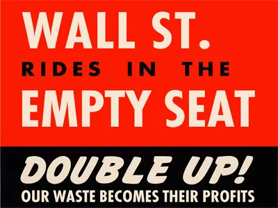 The Empty Seat - Occupy Together america corruption greed occupy occupyboston occupytogether occupywallst occupywallstreet ows propaganda together wallstreet