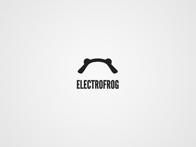 Electrofrog logo frog identity logo