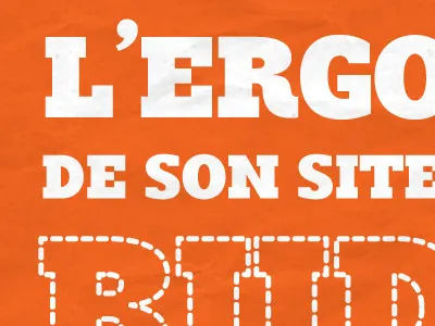 Title slide for my presentation at Paris Web keynote slabserif