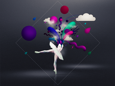 Dance Academy colors dance rhombus splash
