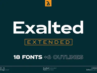 Exalted Extended Fonts app branding commercial design fonts free geometric graphic design illustration logo magazine modern sans serif type design typeface typography ui ux vector
