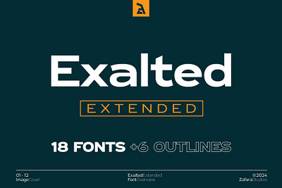 Exalted Extended Fonts app branding commercial design fonts free geometric graphic design illustration logo magazine modern sans serif type design typeface typography ui ux vector