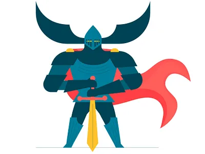 Mega Knight cape character knight midevil motion sword viking