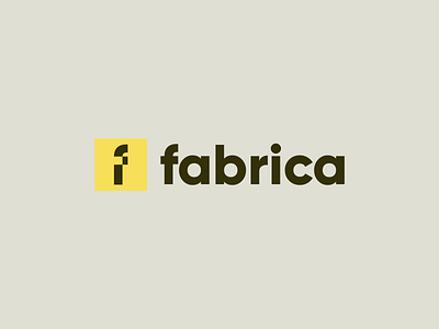 fabrica logo concept branding graphic design illustration logo typography vector